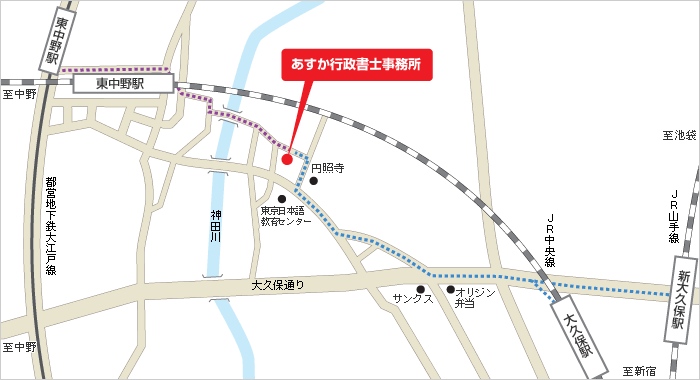 交通のご案内（アクセスマップ）